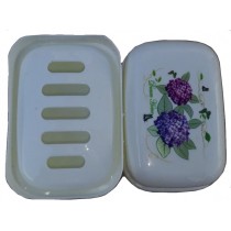 Мыльница с крышкой пластиковая №306